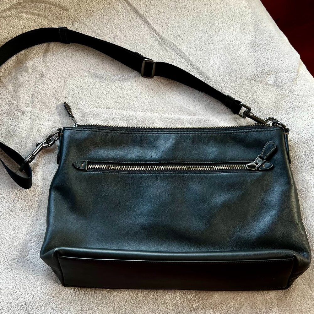 Coach Graham Soft Messenger bag, black leather